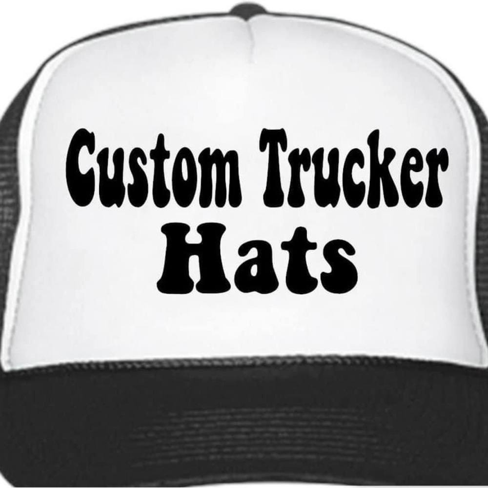 Custom trucker hats for women, men, and kids